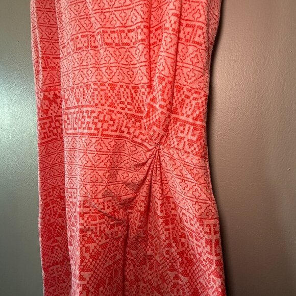 Women's S Athleta Watermelon Pink Pattern Knotted Nanda Dress - Picture 6 of 9